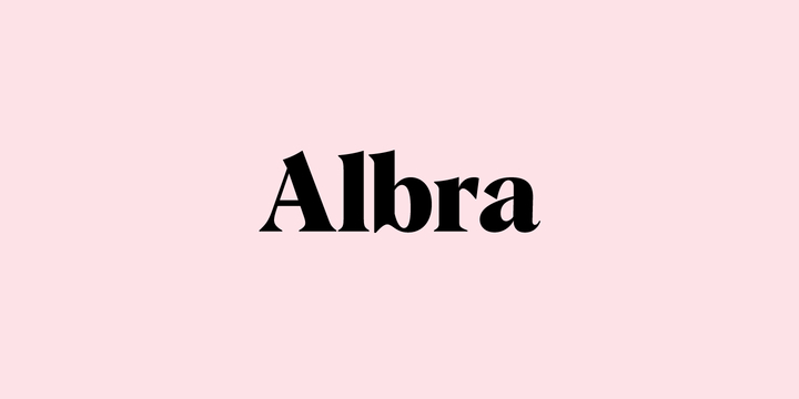 Albra Font preview